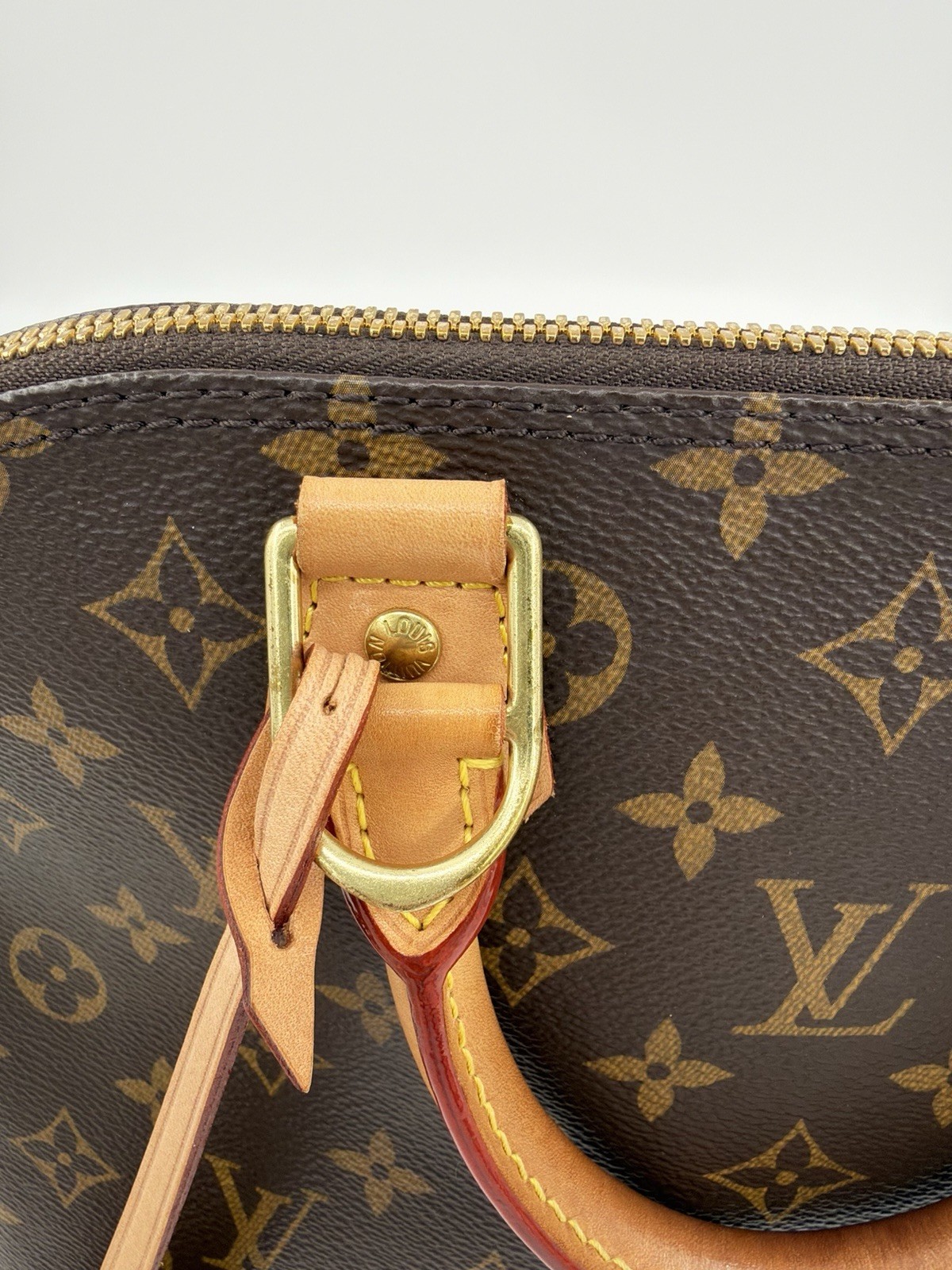 Louis Vuitton Monogram Alma PM Shoulder Bag Brown M53151 77