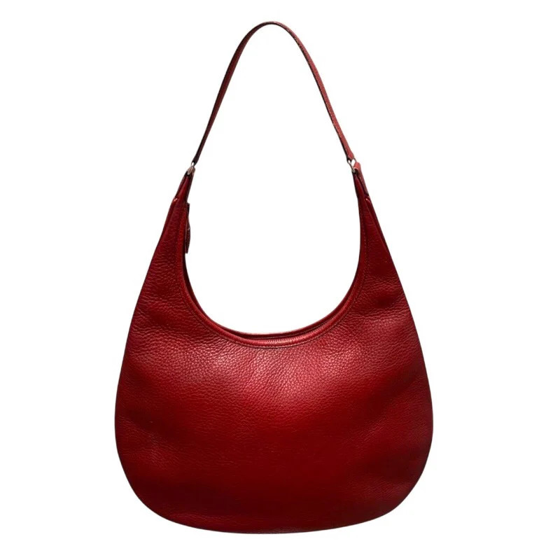HERMES Gao Red Fjord Leather Tote #OKB3473