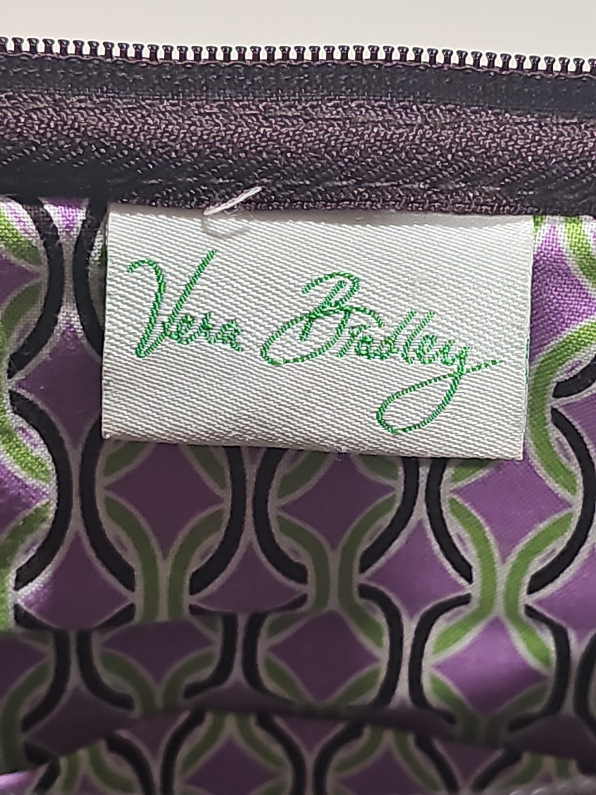 Vera Bradley Small Travel Purple Punch Brown Mini Hipster Crossbody With Wallet