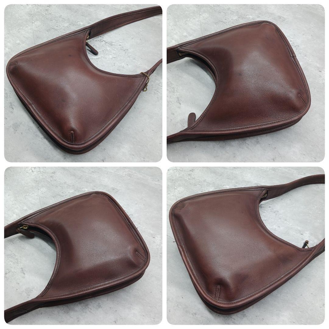 Old Coach Ergo One Shoulder Bag Charm 9020 Brown