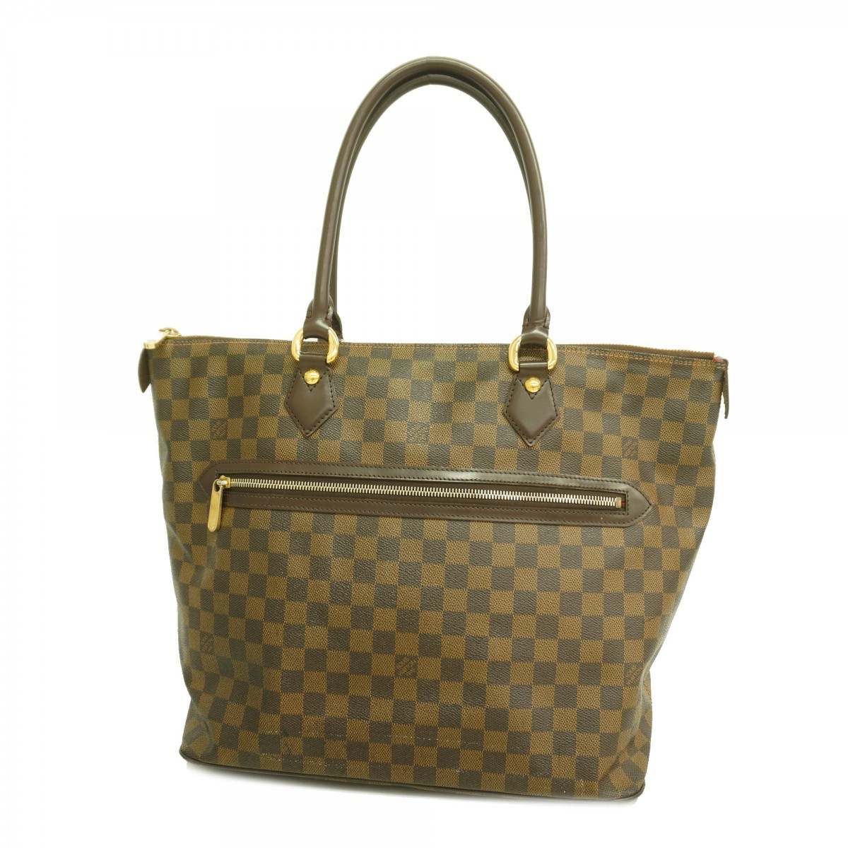 Auth [6fd5959] LOUIS VUITTON Tote Bag Damier Saleya GM N51181 Ebene [Pre-own…