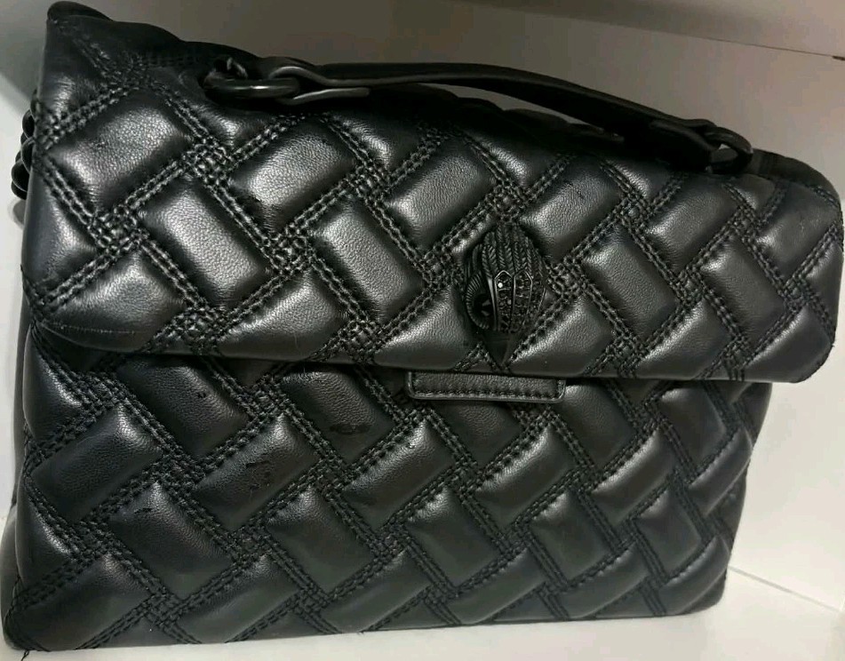 Kurt Geiger Shoulder Bag – preloved slight wear. see photos black drench london