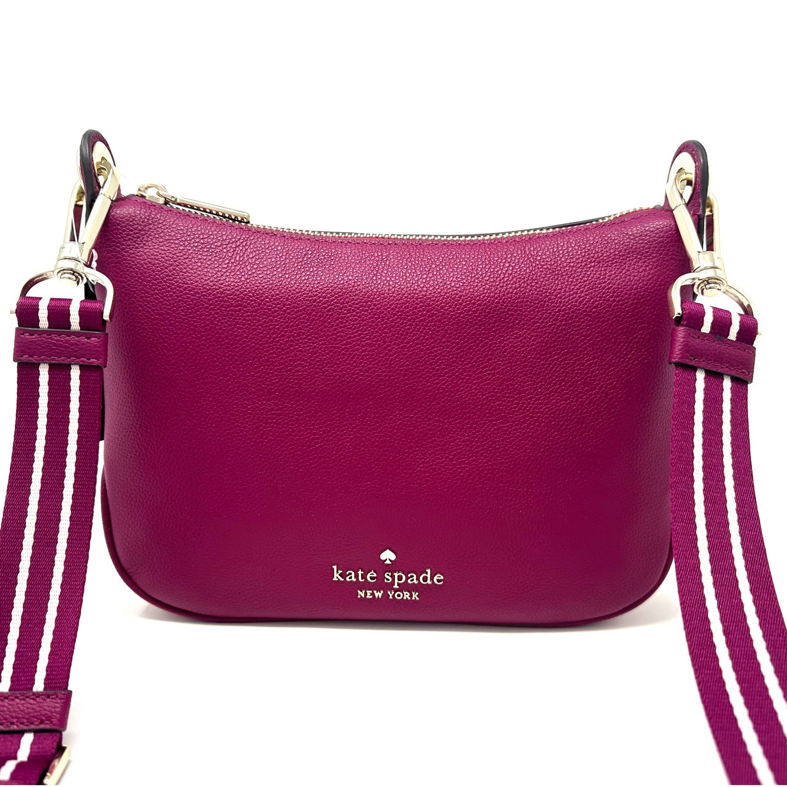 Kate Spade Rosie Small Crossbody Purse Dark Raspberry Leather wkr00630