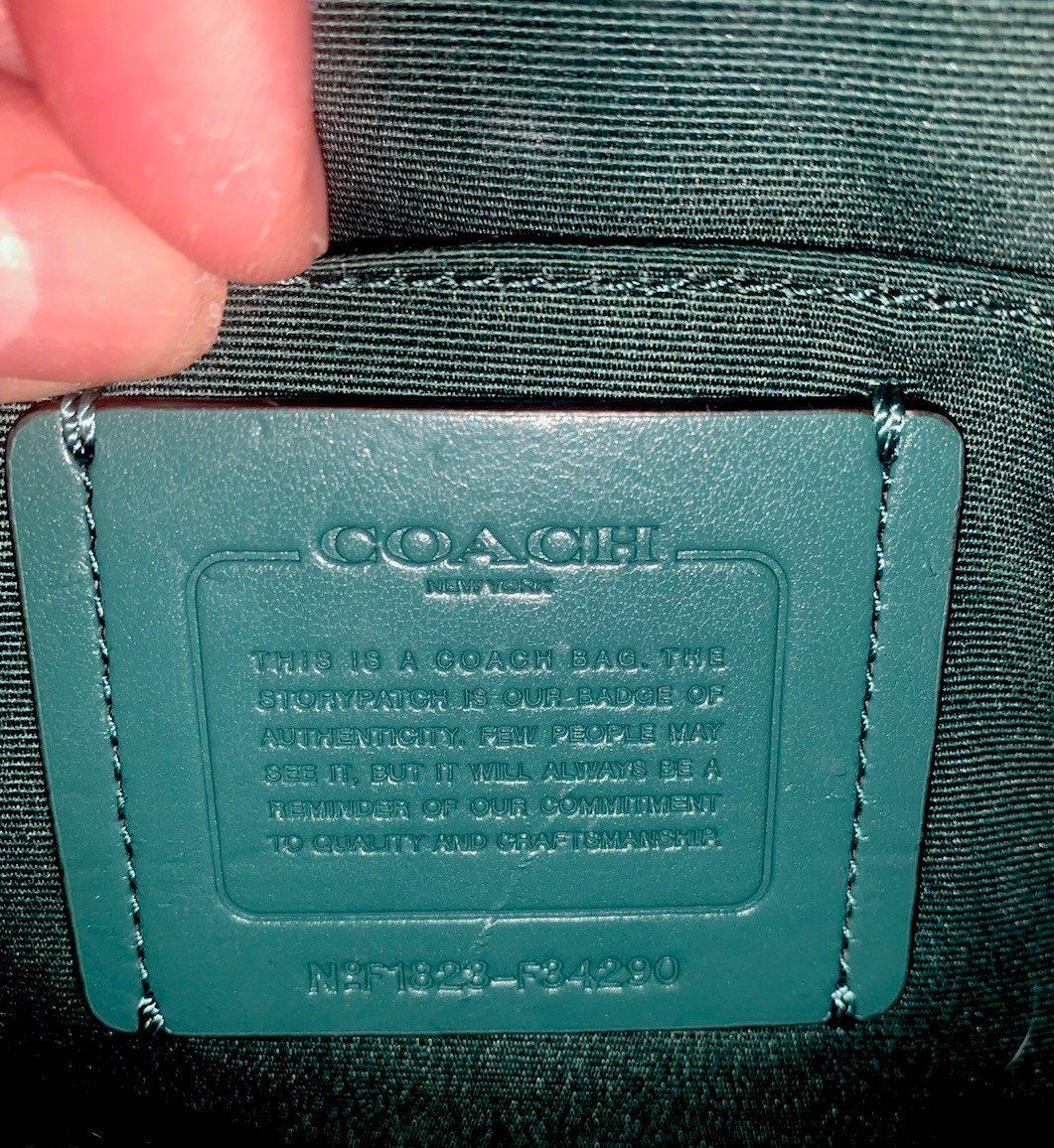 Coach Bag Brown/ Pine Green NWT Not Attach But Included (wallet Included )