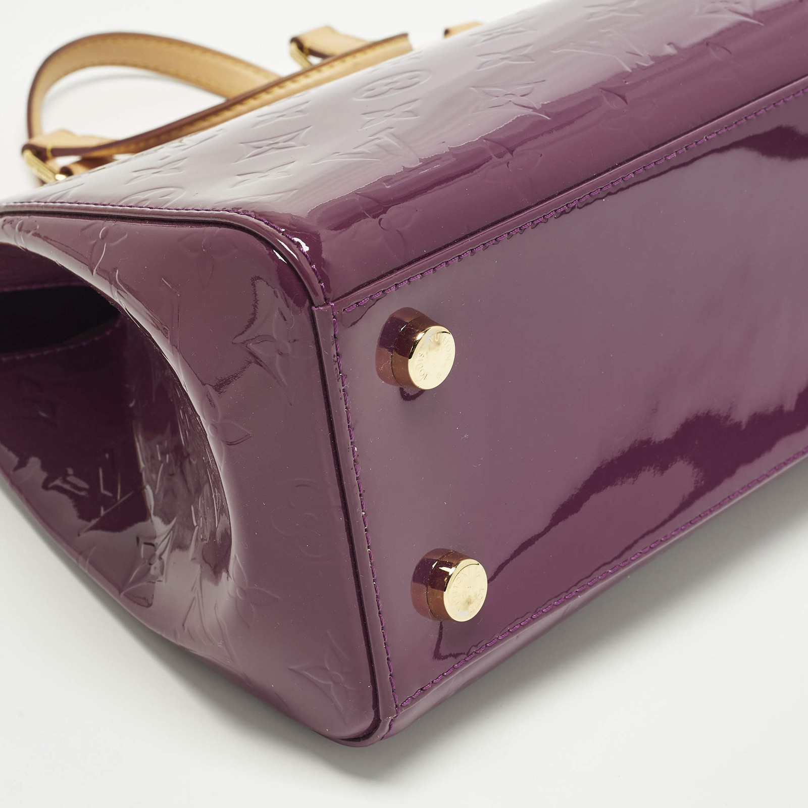 Louis Vuitton Brea MM Amethyste Monogram Vernis Bag