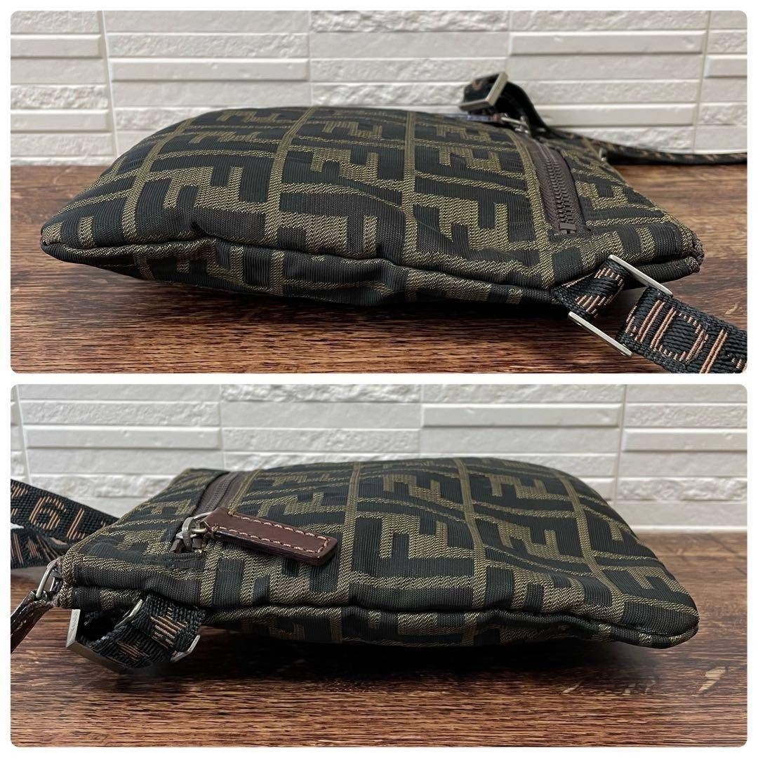 Authentic Fendi Zucca Mini Canvas Brown Shoulder Bag From Japan
