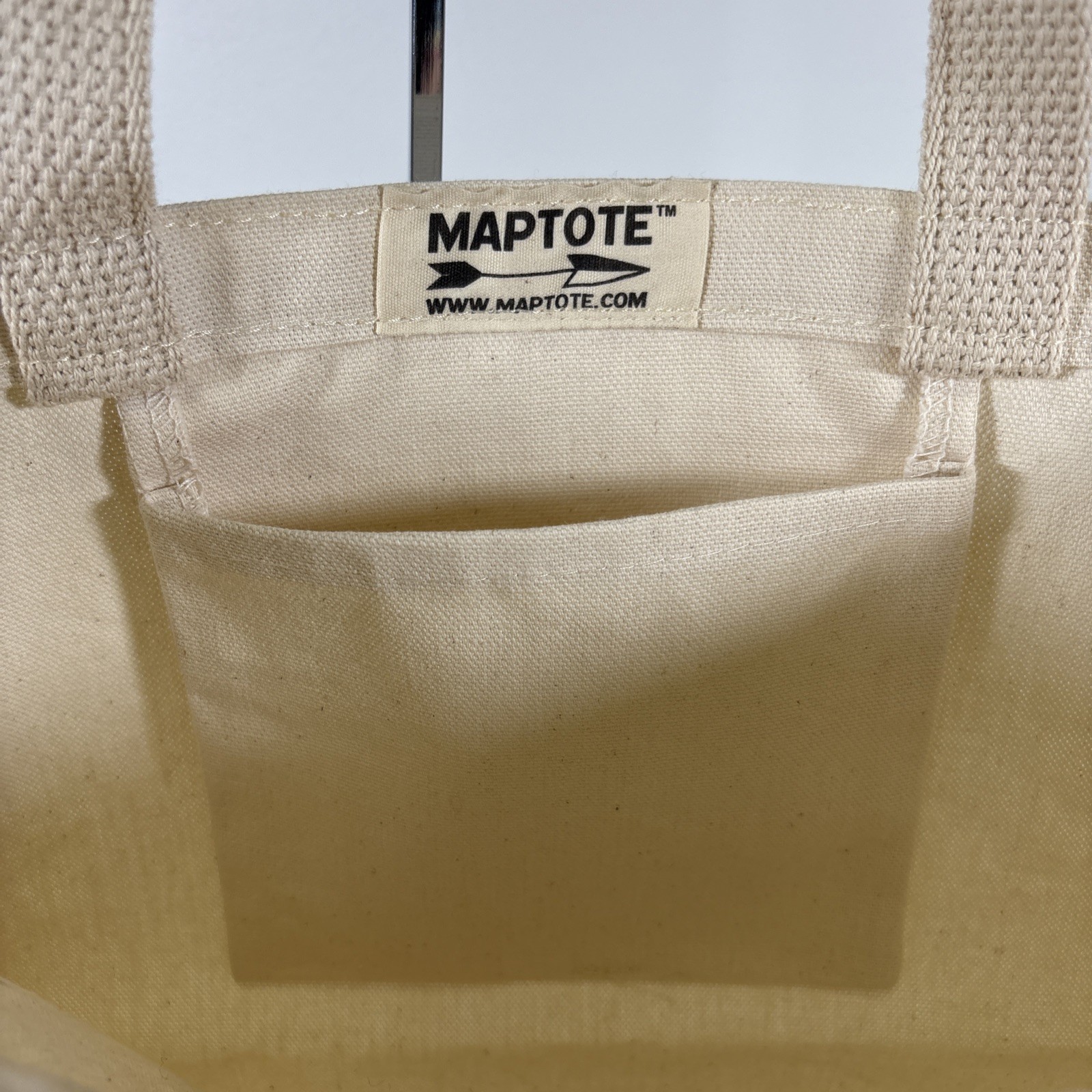 Manhattan Maptote Book Tote Bag Map 14”x16”