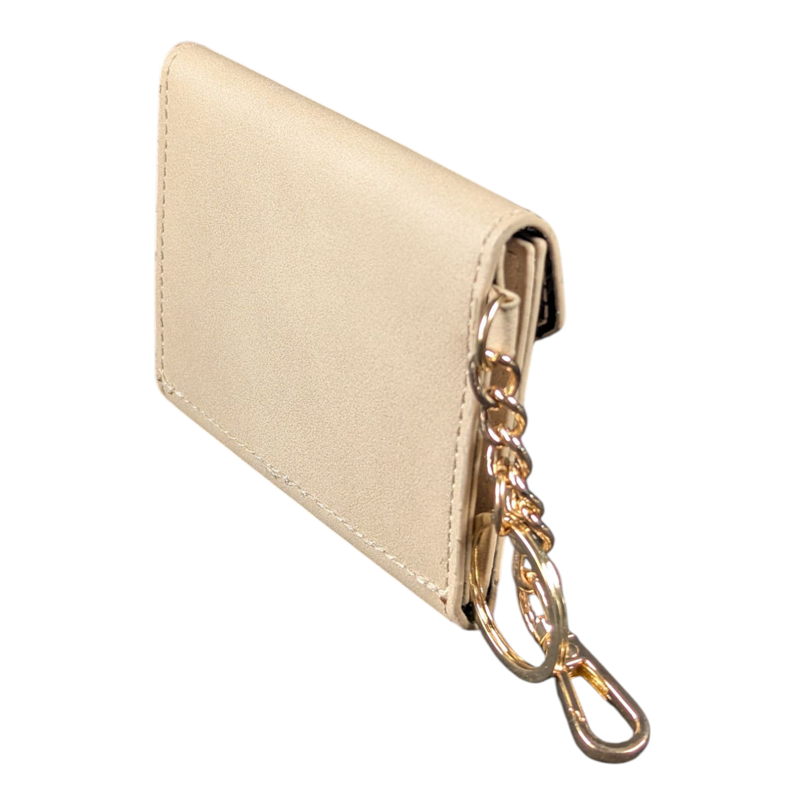 Steve Madden Beige Bag Charm Keyring Wallet for the Bgemma Mini Backpack