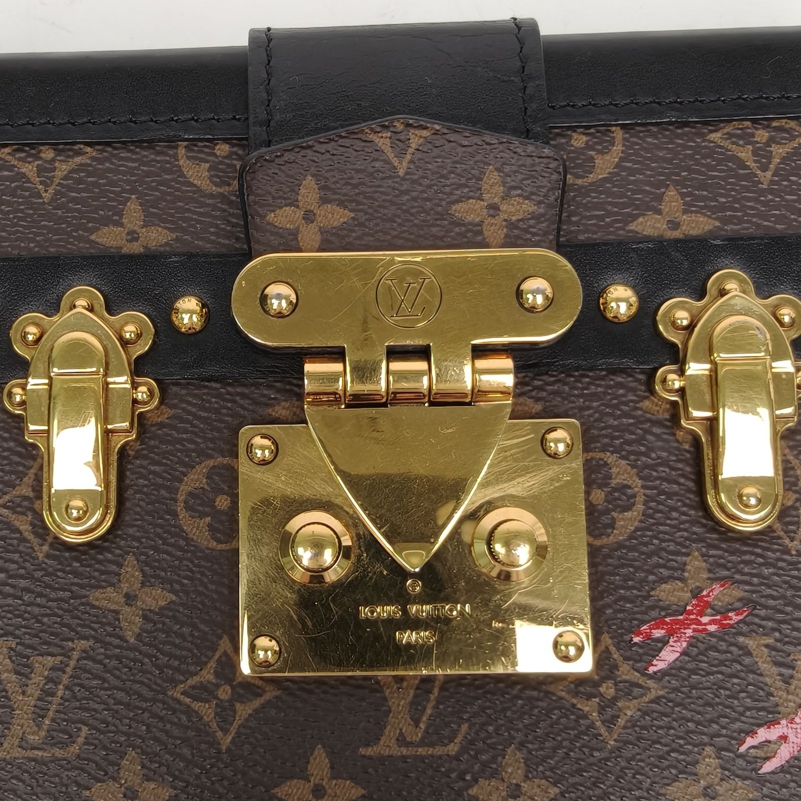 LOUIS VUITTON PETITE MALLE Magic Moonlight Box 18.5cm Monogram PVC Shoulder Bag