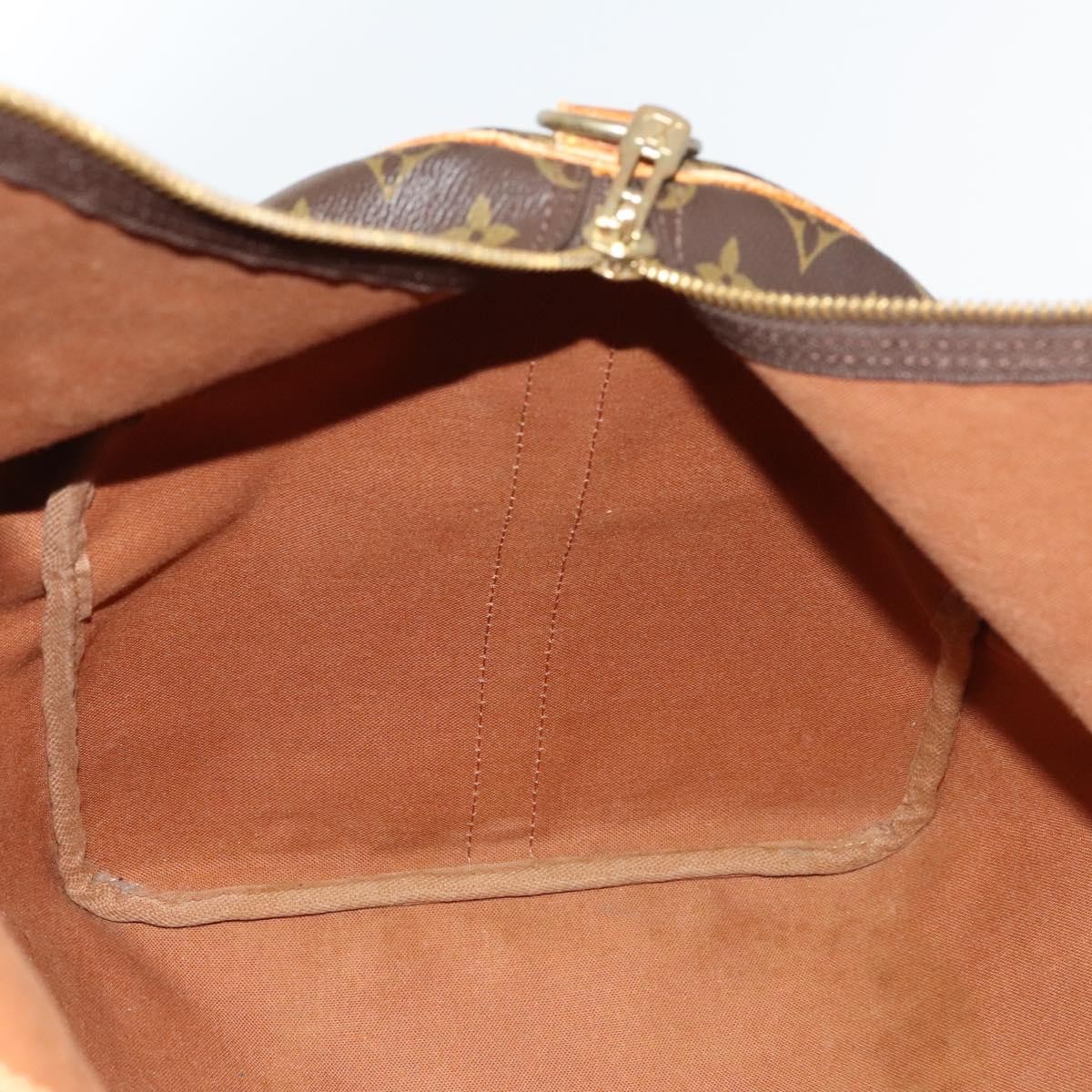 LOUIS VUITTON Monogram Keepall Bandouliere 55 Boston Bag M41414 LV Auth ac3775