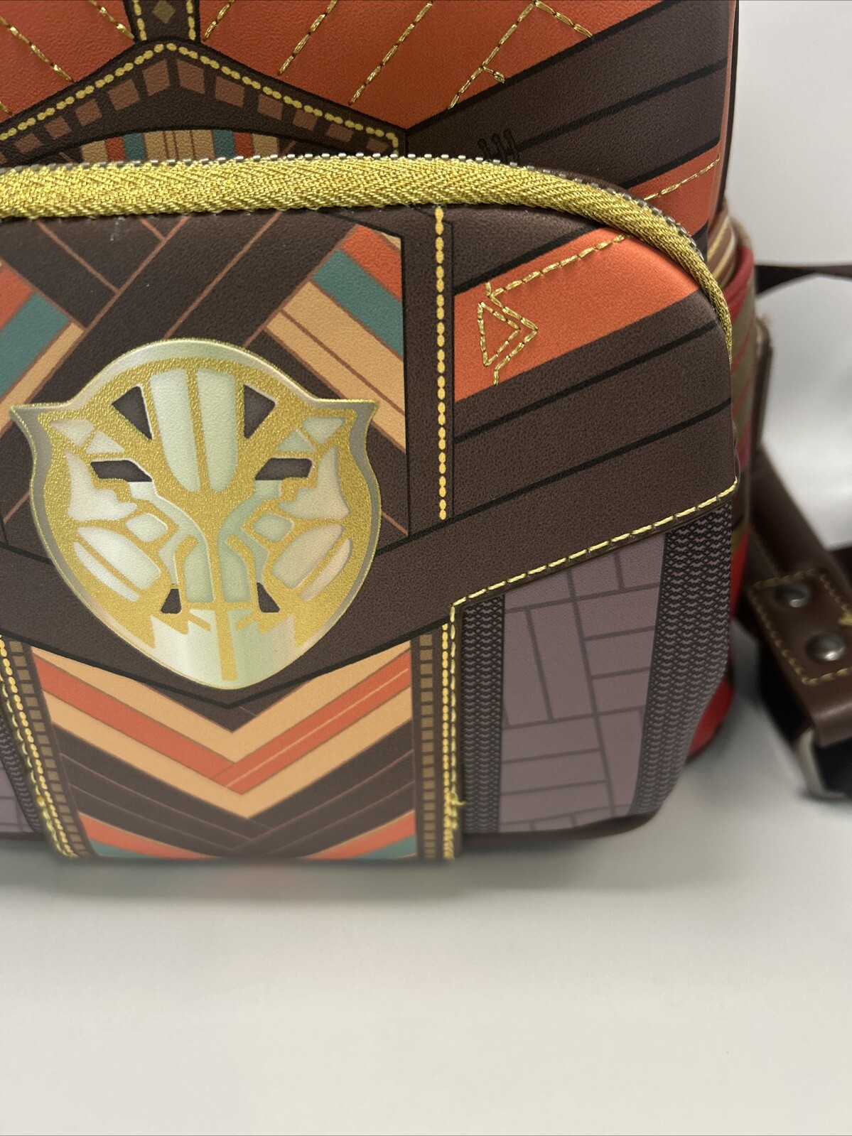 NWT Loungefly Marvel Black Panther Wakanda Forever Okoye Cosplay Mini Backpack