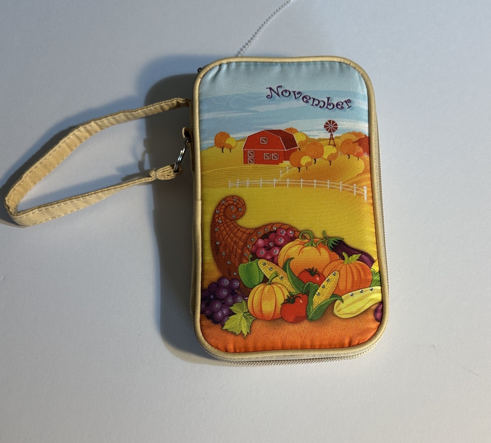 Brand New – “Seasonal Sensations” November Wallet – Willabee & Ward 7 1/2 Inches