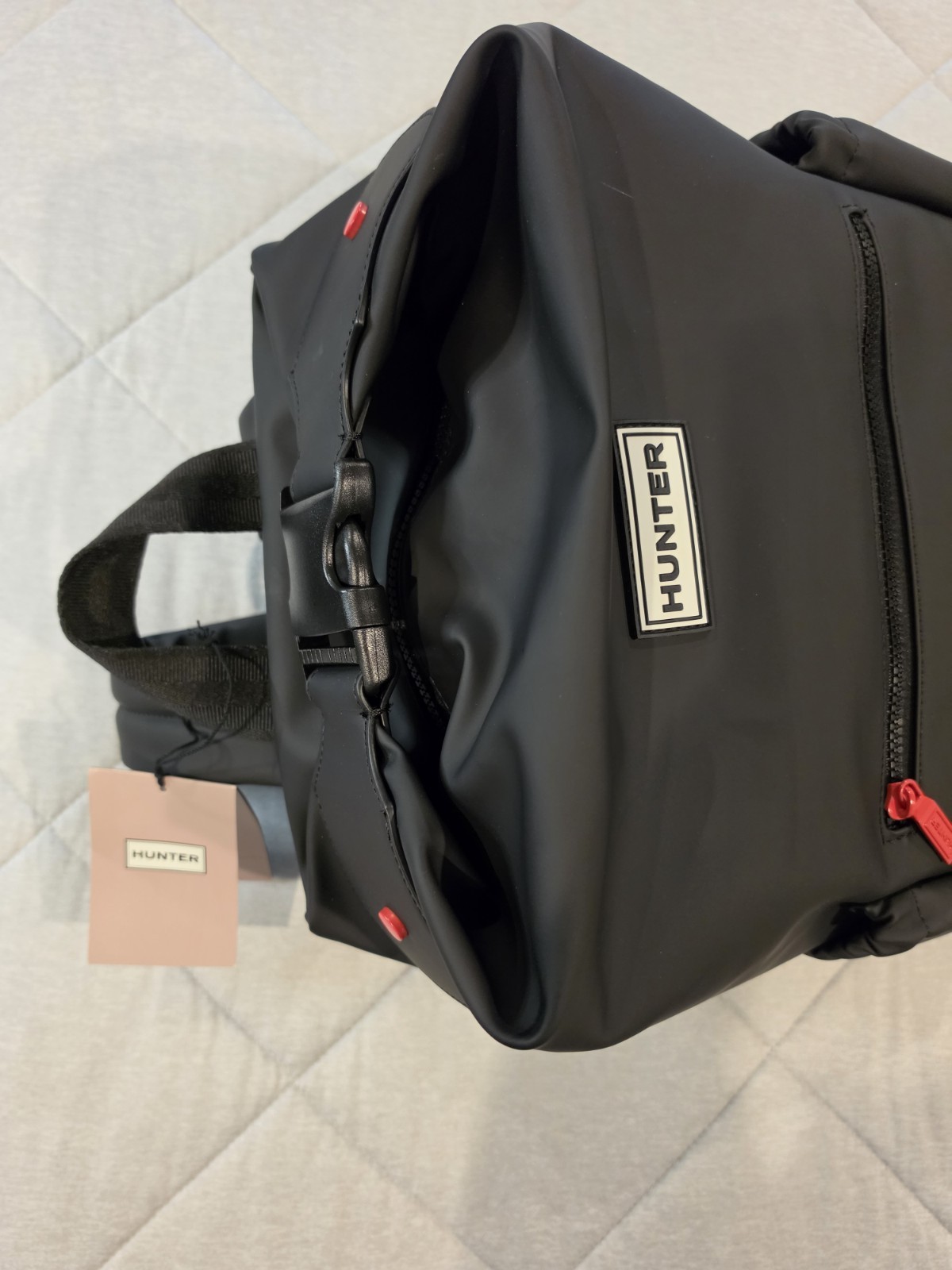 Hunter Top Clip Backpack Black (Fits Up 14′ Laptop) Waterproof