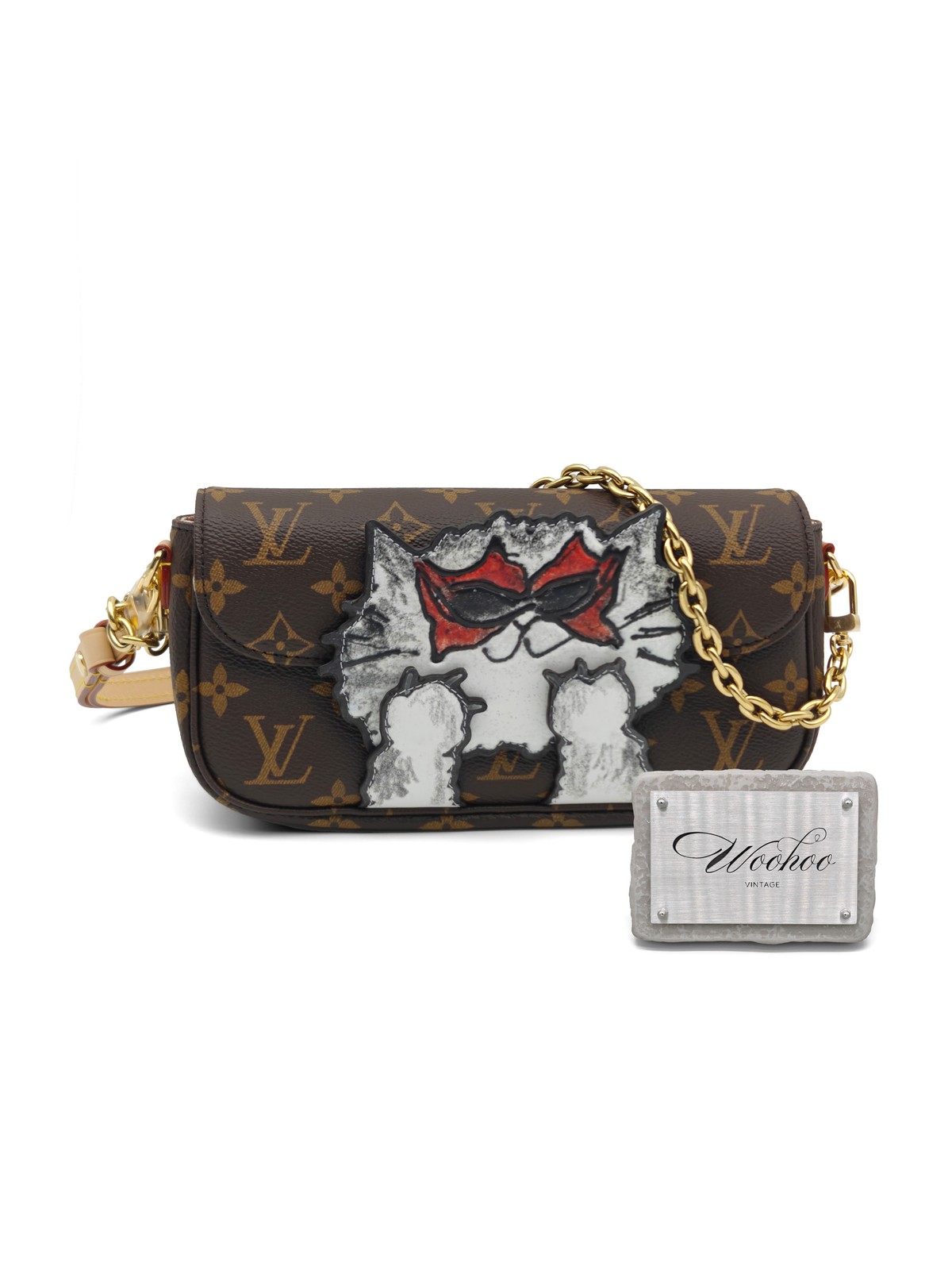 LOUIS VUITTON IVY Catogram Collaboration Series Women’s 9×1.7×4.7 in