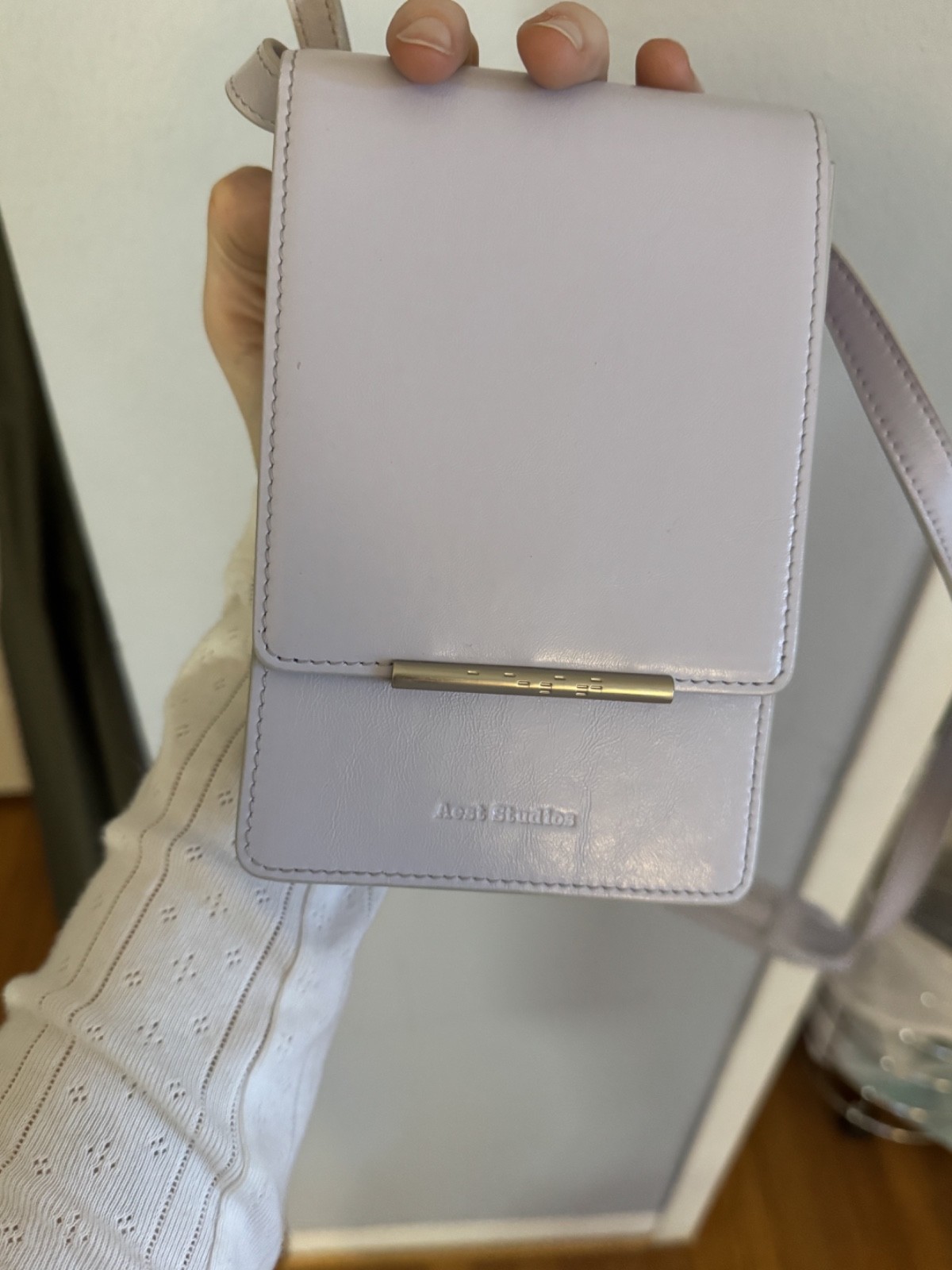 Small Lavender Leather Purse – Aest Studios – Cute and Functional Small Bag