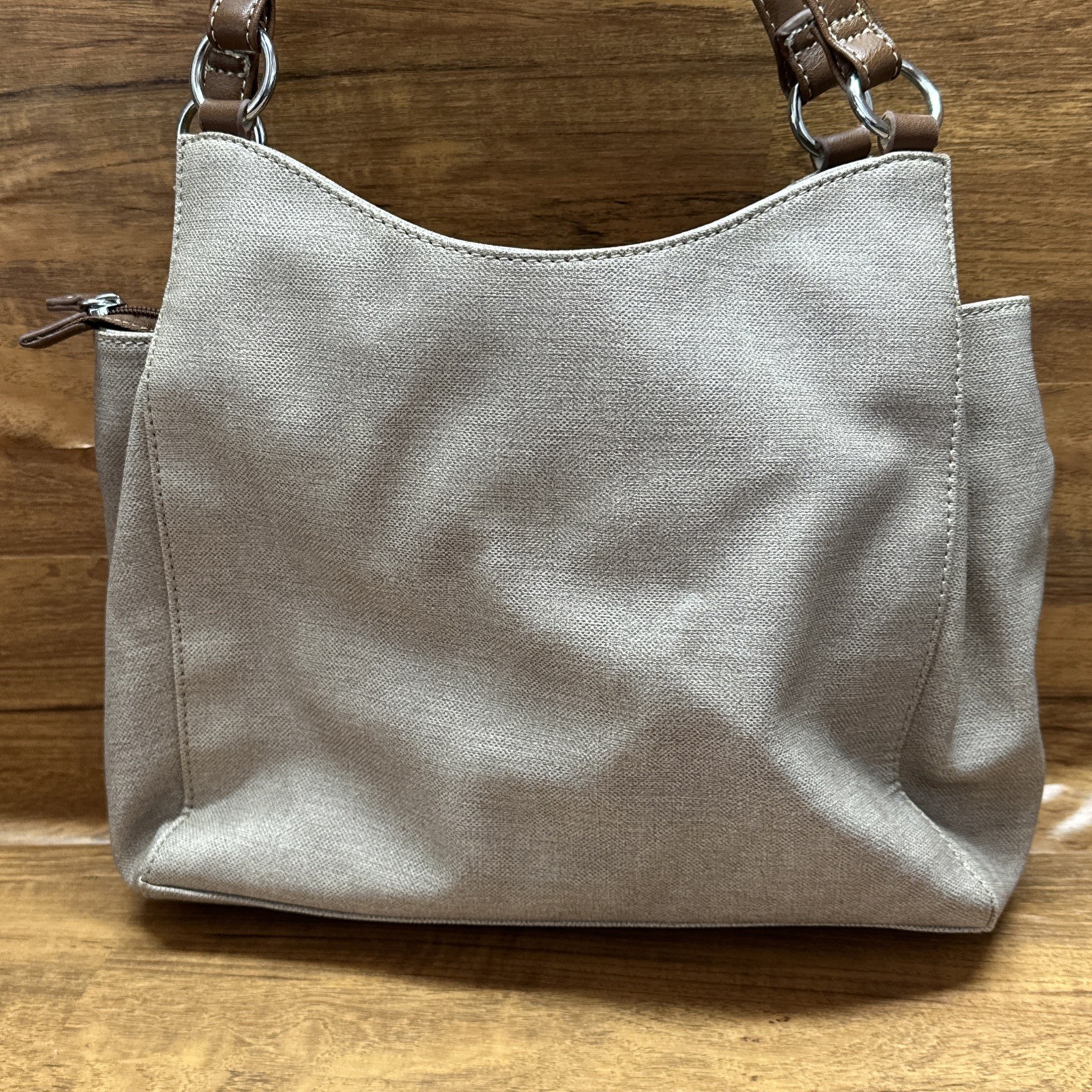 Koltov Over The Shoulder Purse RN #13434 Man Made Material Brown 13”x11”x5”