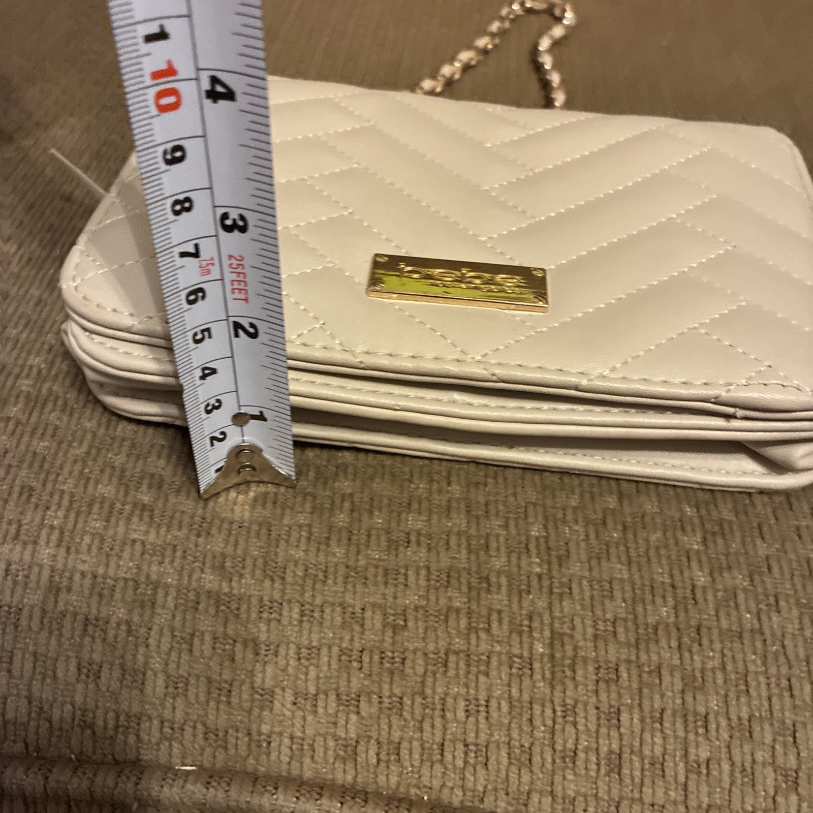bebe Los Angeles Sophia Crossbody Bag WBE01-123 taupe.