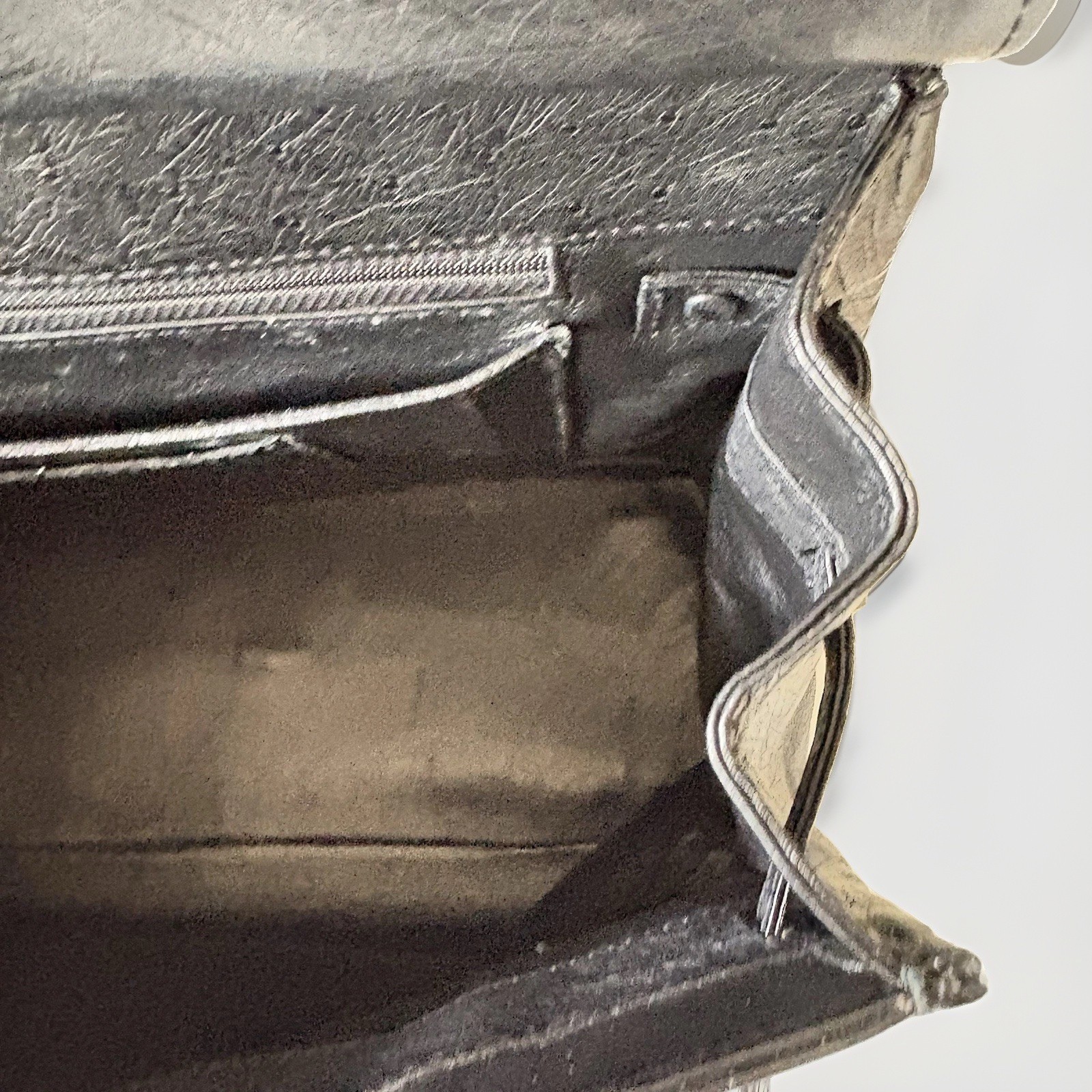 Authentic BALLY Hand bag Black Leather From Japan 01224