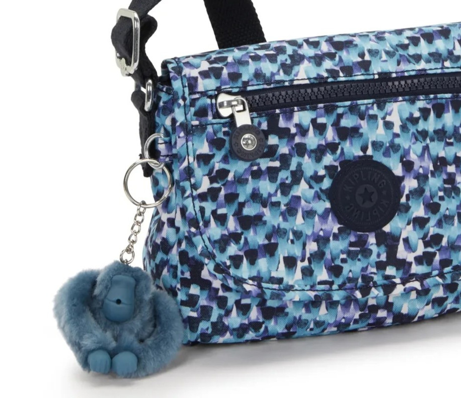 NEW Kipling Sabian Crossbody Mini Bag Multicolor NWT Monkey Bag Charm / Keyring