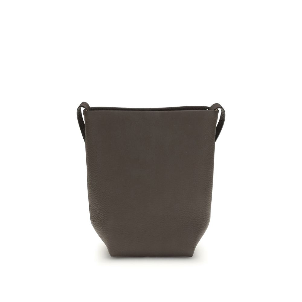 The Row Brown Calf Leather Bos Taurus Shoulder Bag – THW1863L129DEOSBB