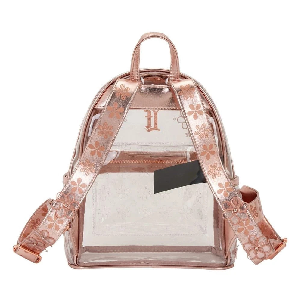 Loungefly Clear Floral Mini Backpack NWT