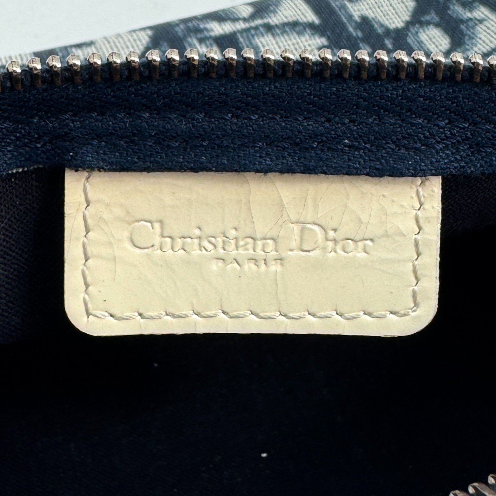 Dior trotter canvas pouch black From Japan Authentic