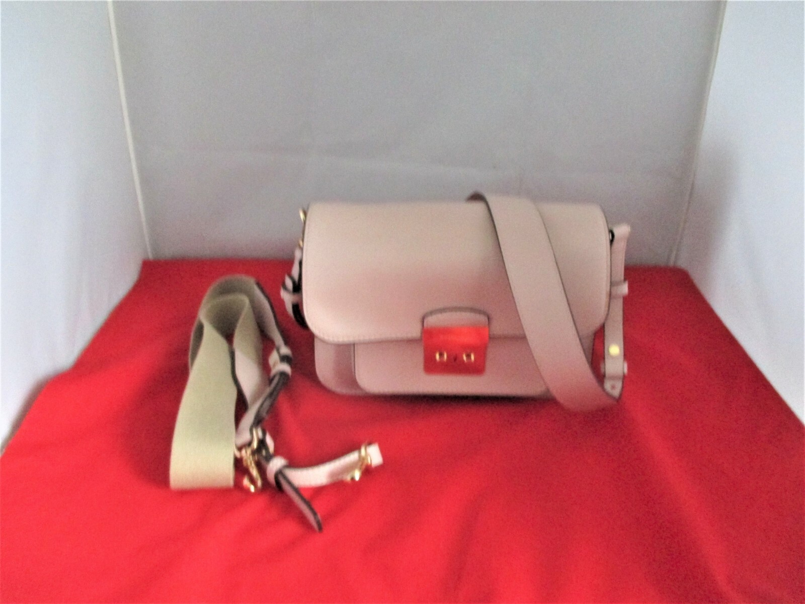 Michael Kors Sloan Editor Leather Shoulder Bag, Cross-Body $298 Pink #2915