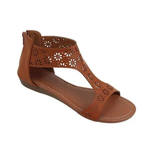 Color: Brown,Size: 11 – Crazy Daisies Summer Sandals