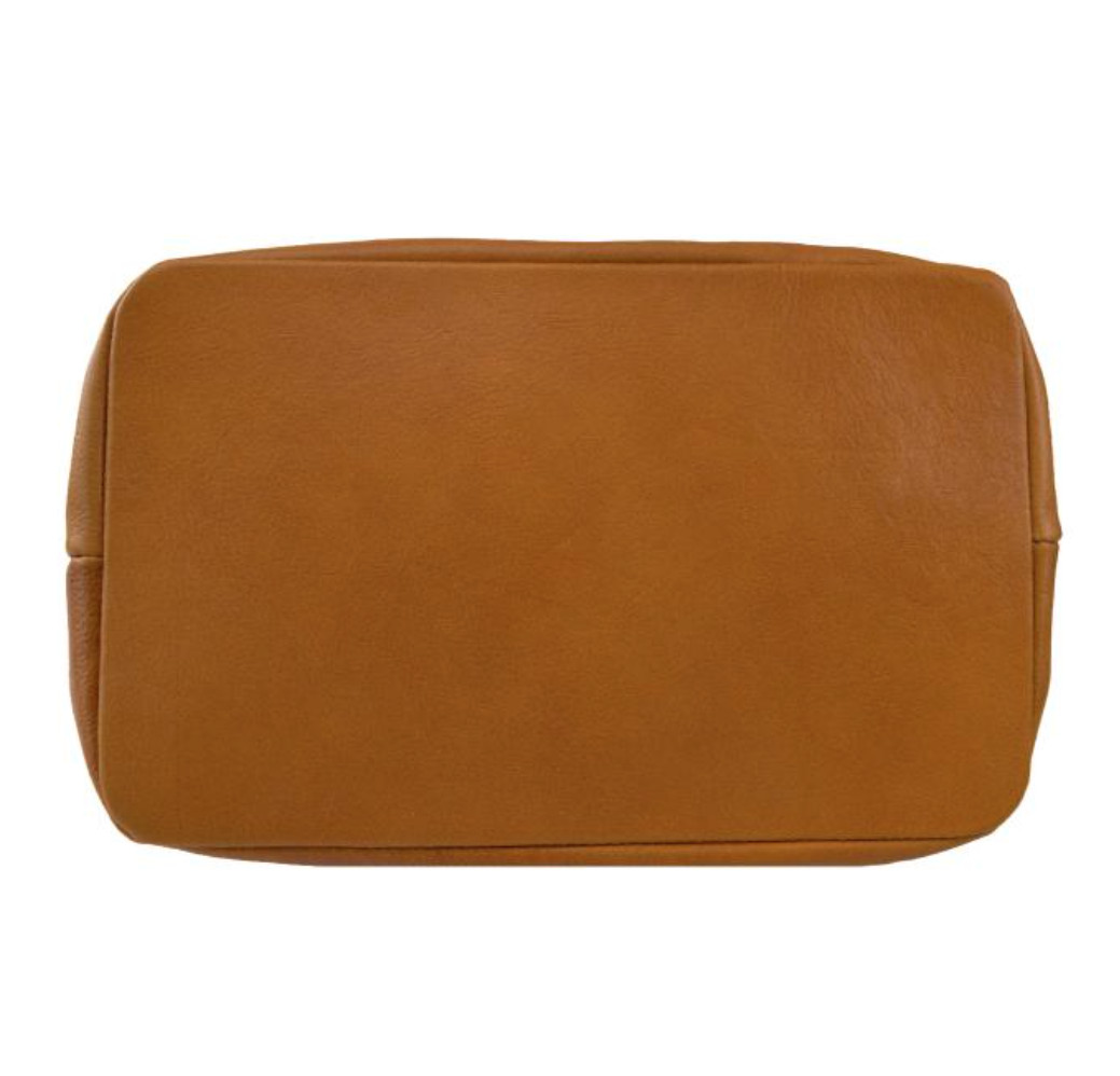NWT PRATESI FIRENZE MADE IN ITALY LEATHER BOCCACCIO SATCHEL BAG COGNAC