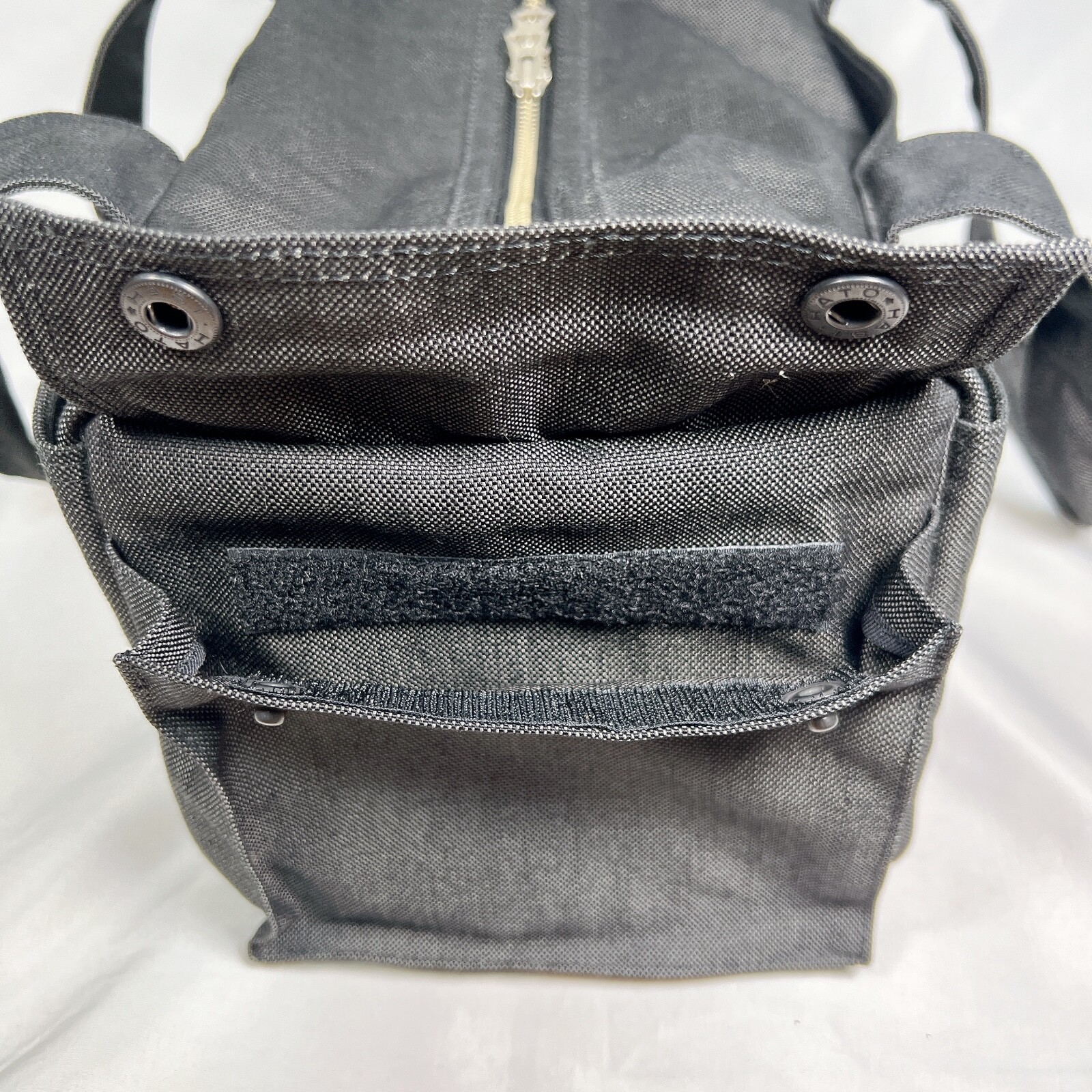 PORTER YOSHIDA SMOKY MINI BOSTON BAG black COTTON NYLON UNISEX GOOD CONDITION