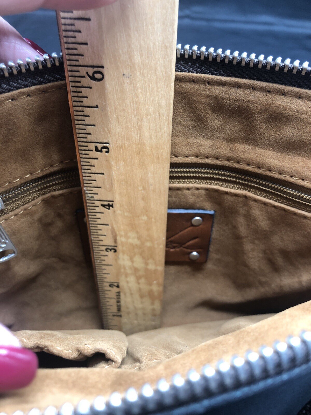 Patricia Nash Turquoise Tooled Brown Leather Wristlet Wallet Pouch 8.5 X 6.5 “