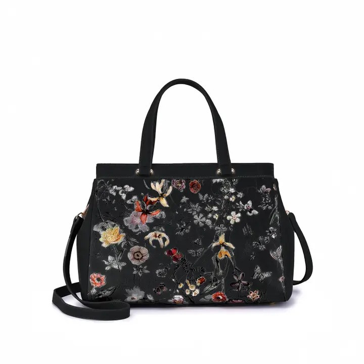 Mellow World Stellan Floral Print Satchel- Multiple Color Choices