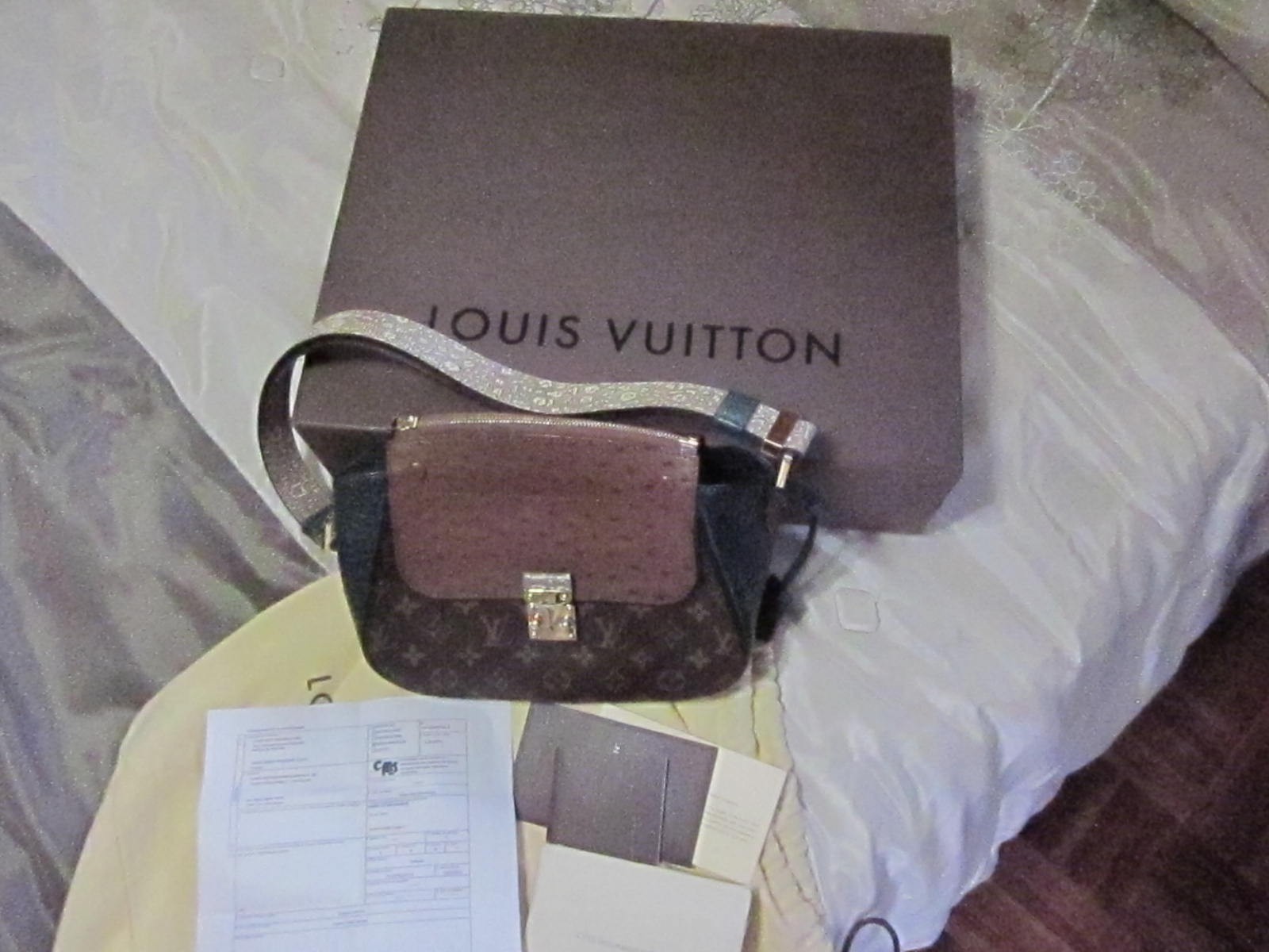 Louis Vuitton shoulder majesteau exotic purse never used
