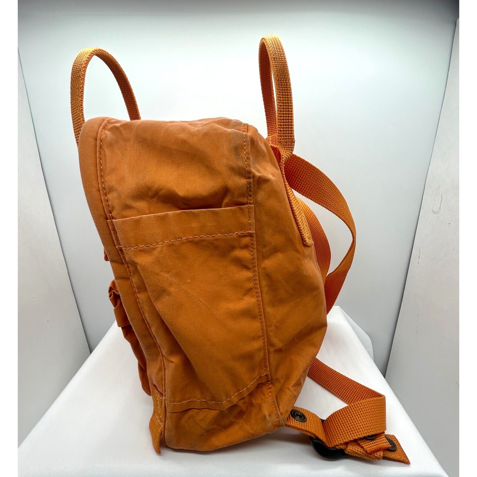 Fjallraven Kanken Mini Backpack Burnt Orange 23561 Vinylon F Small Daypack