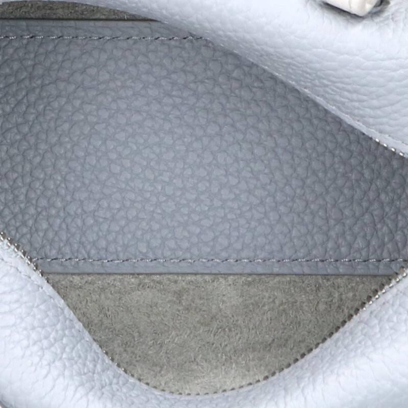 DELVAUX Bag: Cool Box Nano D Buckle Gray W15.5H9.5D7cm;
