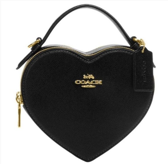 Coach Heart Women’s Crossbody Bag – Black