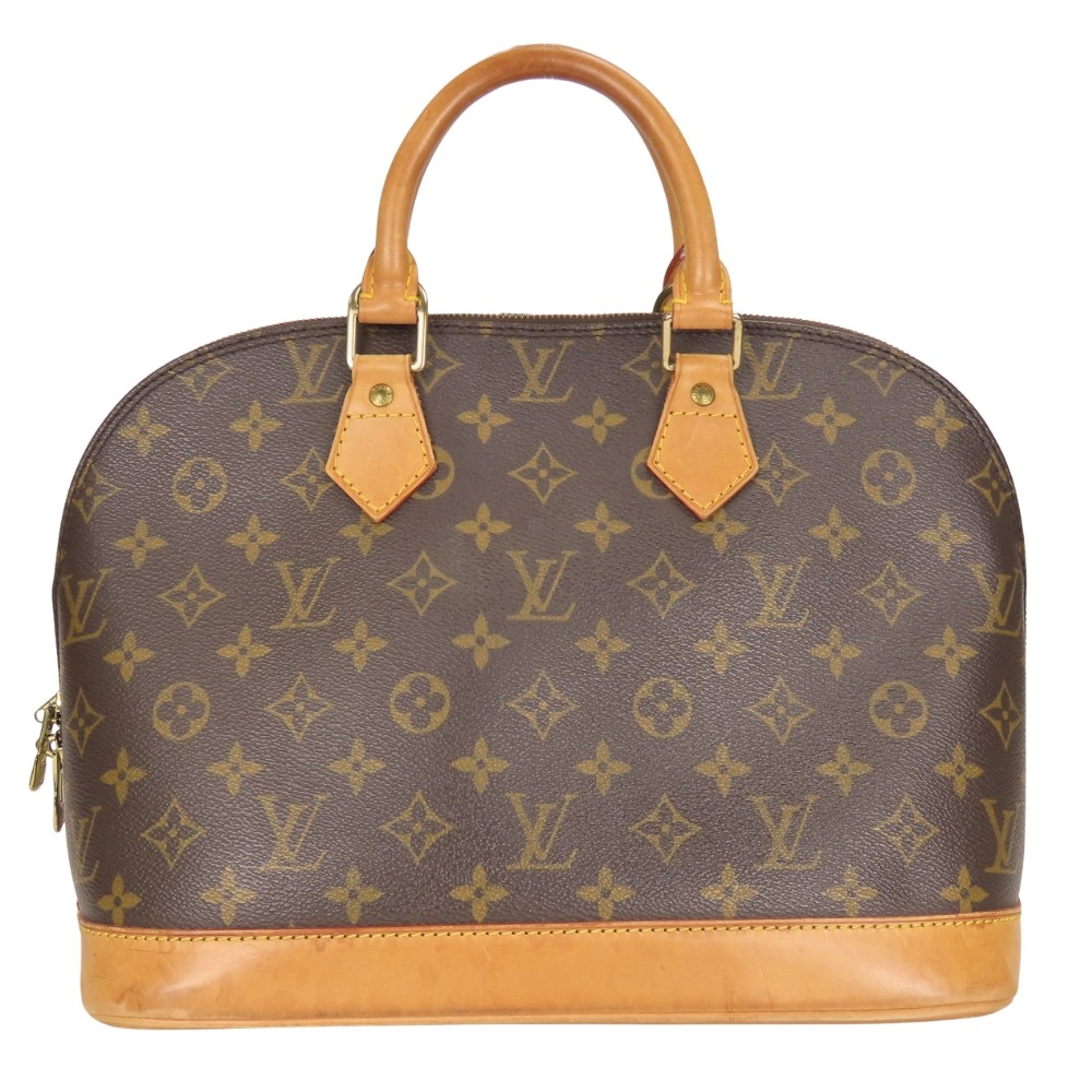 USED LOUIS VUITTON Handbag Alma M51130 Monogram/Nume leather Brown Classic