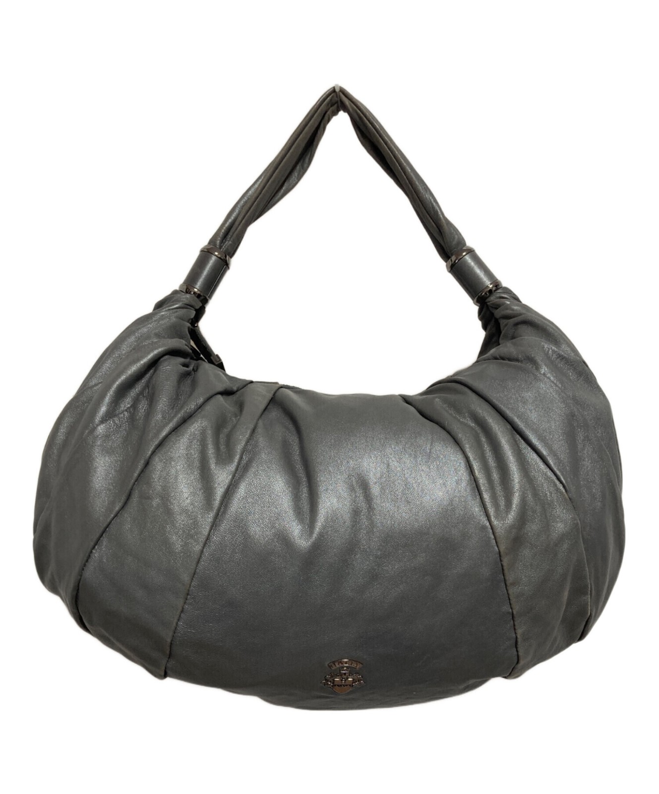 BALLY Handbag KELI Silver From Japan Y2K