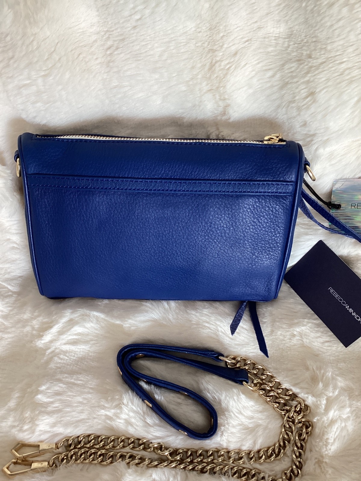 Rebecca Minkoff Mini MAC Limited Edition Initial C Crossbody Blue NewWTags