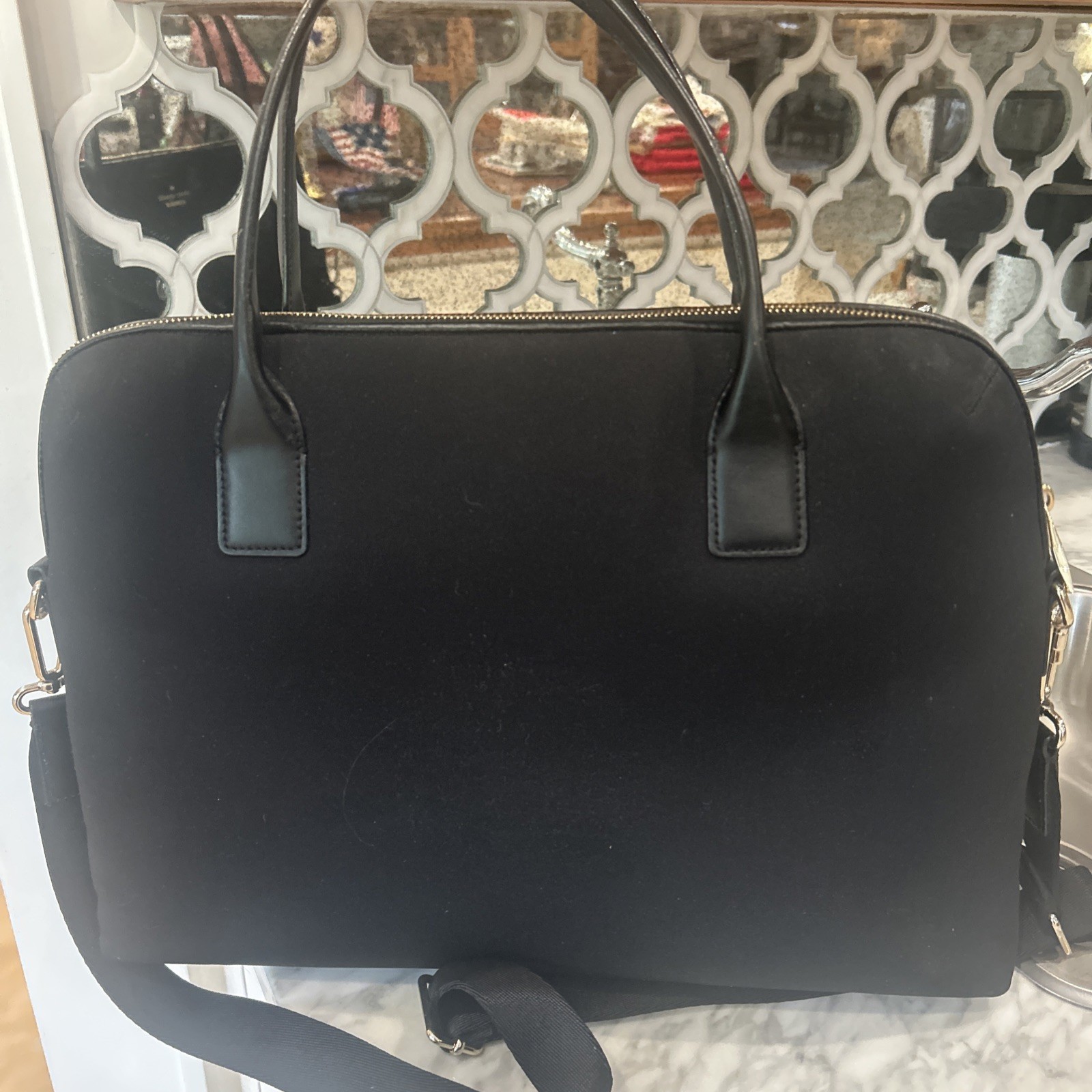 Kate Spade Blake Daveney Laptop Bag – Black Nylon Briefcase