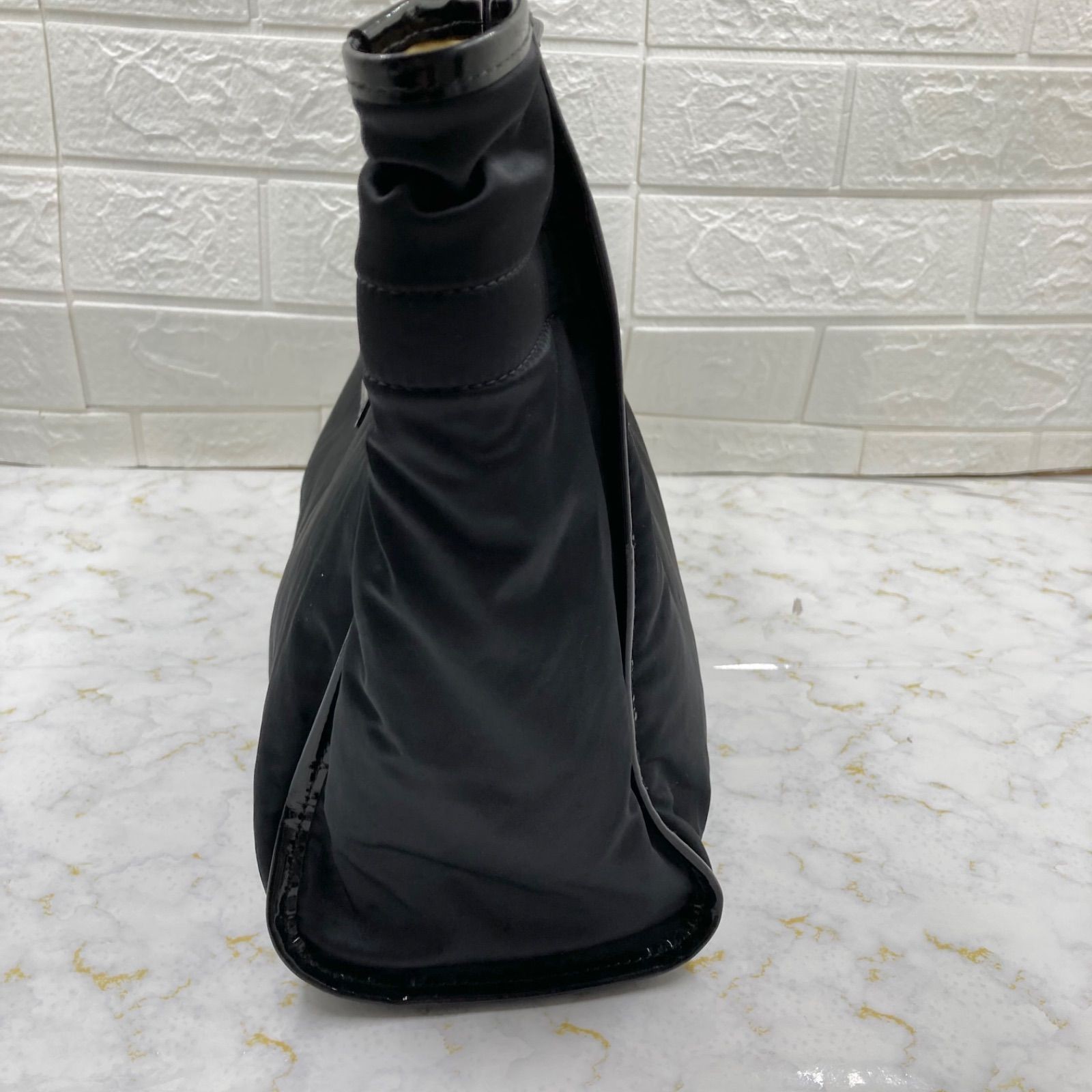 LONGCHAMP Black Yellow Top Handle Bag Women’s