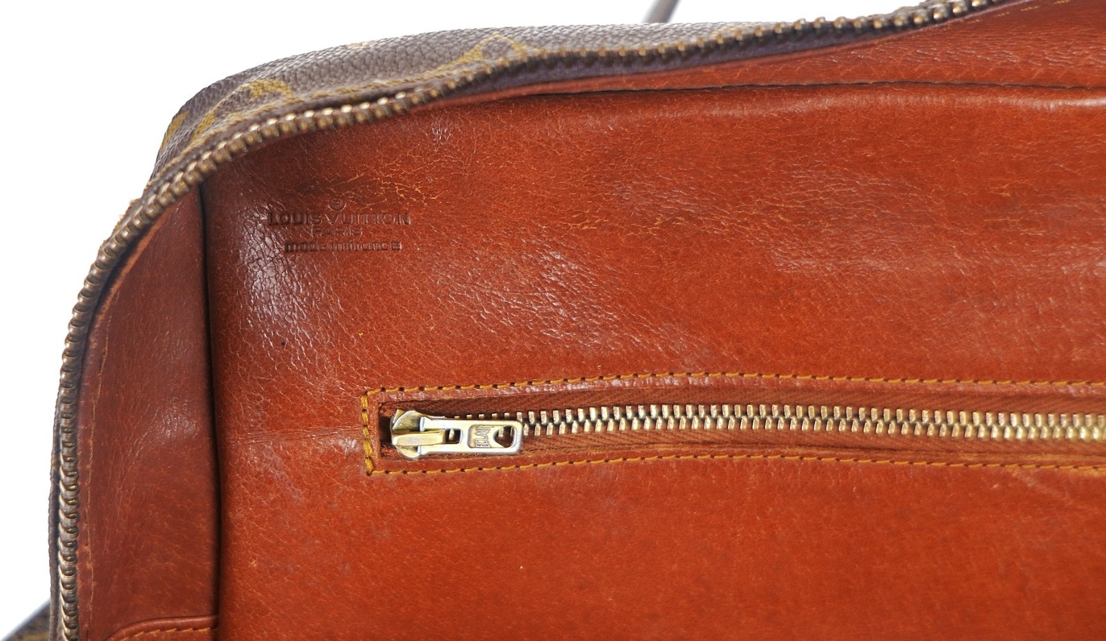 Vintage LOUIS VUITTON LV Monogram Leather MARCEAU Shoulder Crossbody Bag France