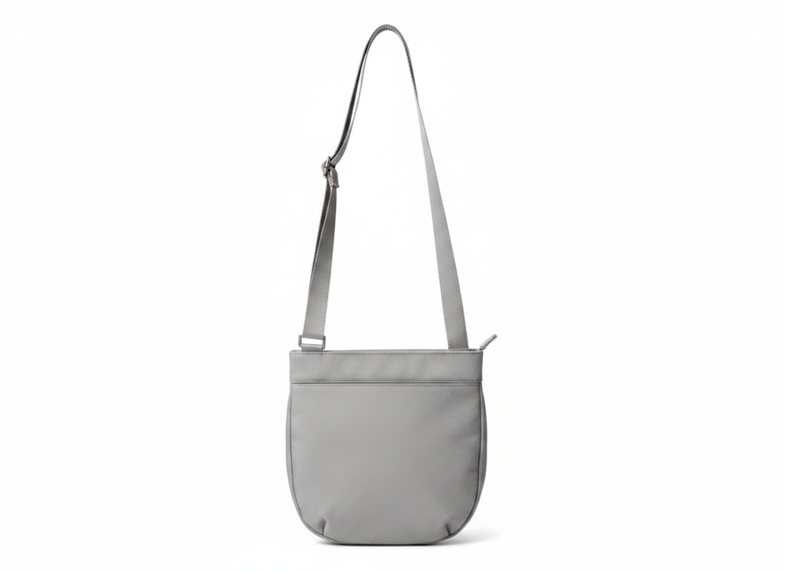 Haiku Gray Embroidered Crossbody Bag (9.5″× 2″× 10″)