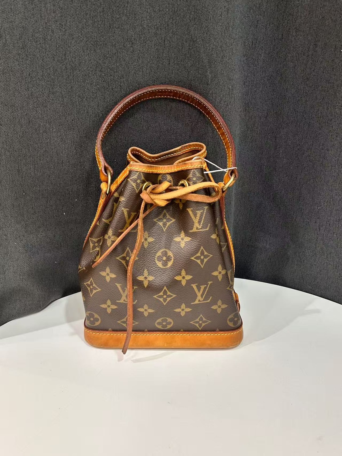 Authentic Louis Vuitton Noé BB Monogram Canvas Bucket Bag France