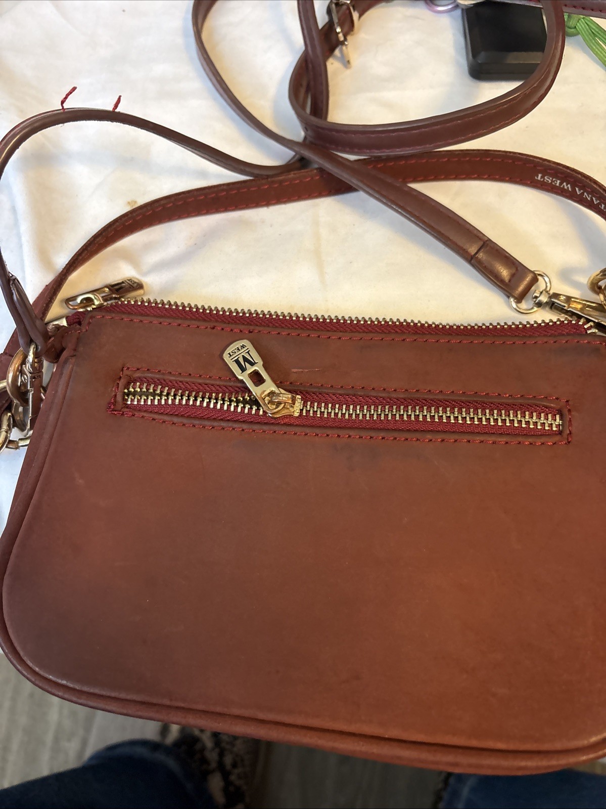 montana west purse crossbody leather brown