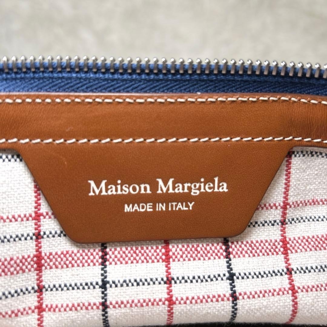 [Used] Maison Margiela 5AC Mini Handbag Blue Canvas & Rubber 2Way Shoulder Bag