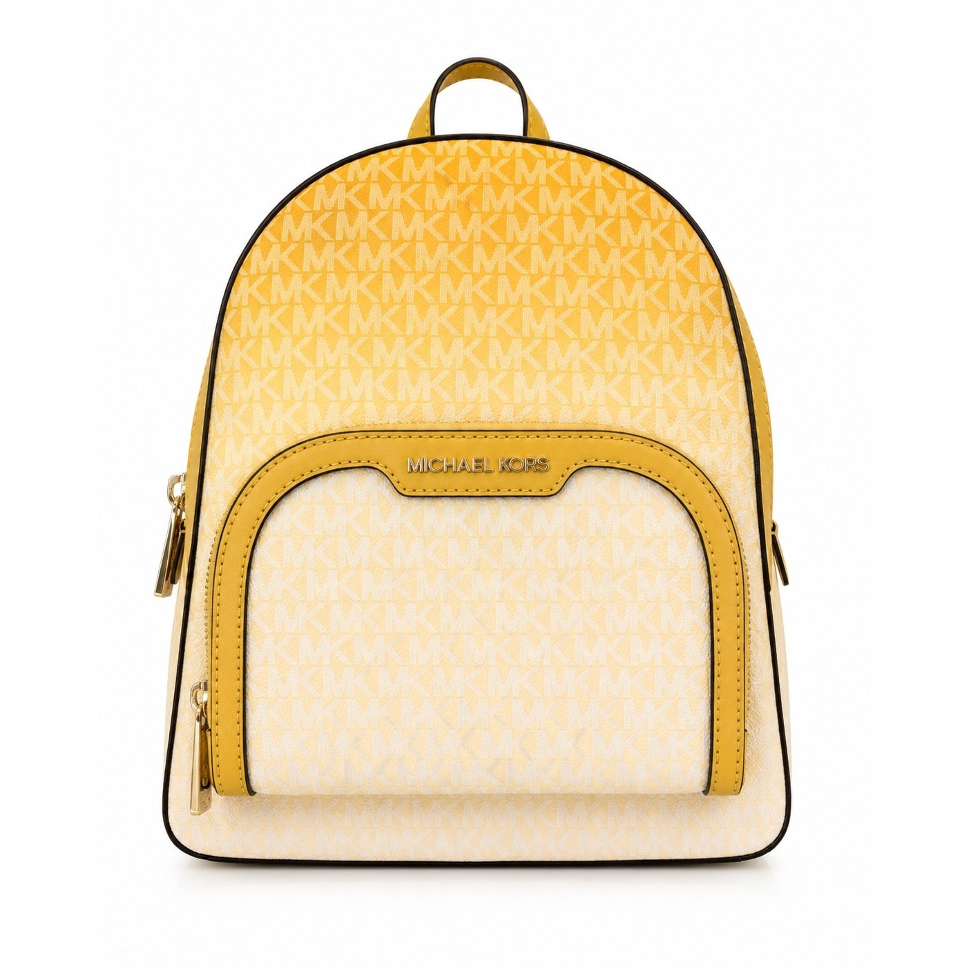 Michael Kors Yellow Ombre MK Monogram Backpack