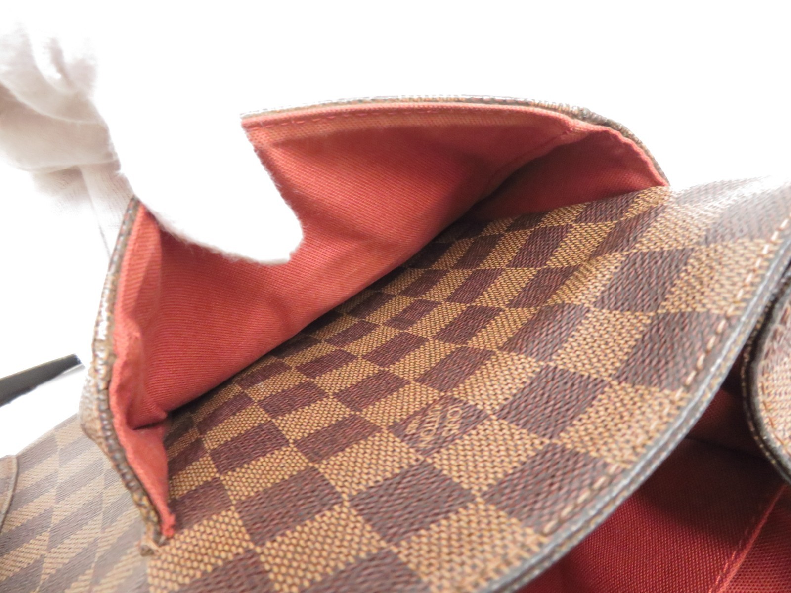 Authentic Louis Vuitton Damier Ebene Broadway Shoulder Bag Crossbody F#45804