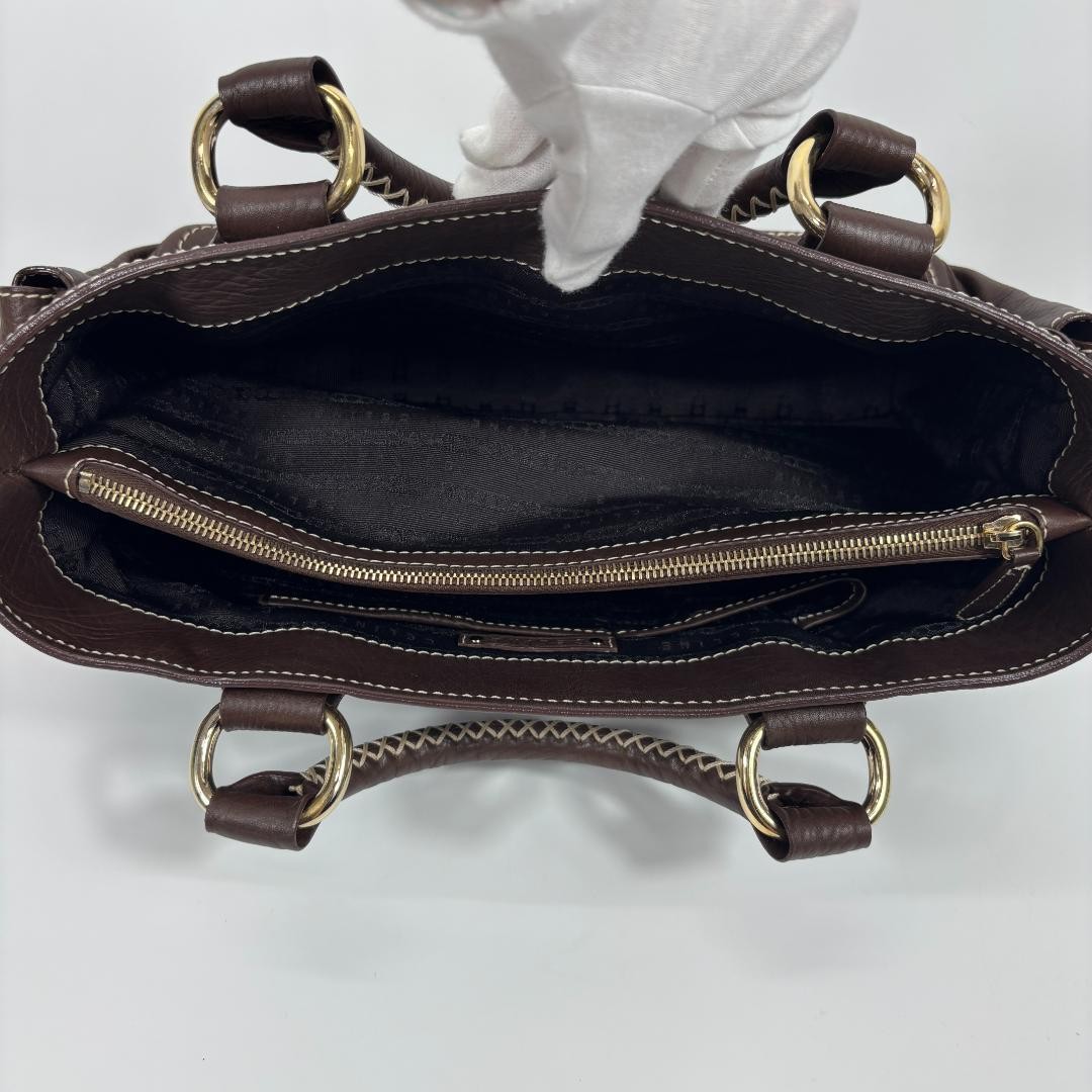 Celine Boogie Bag Handbag Dark Brown MBZ1168 Japan 0710767