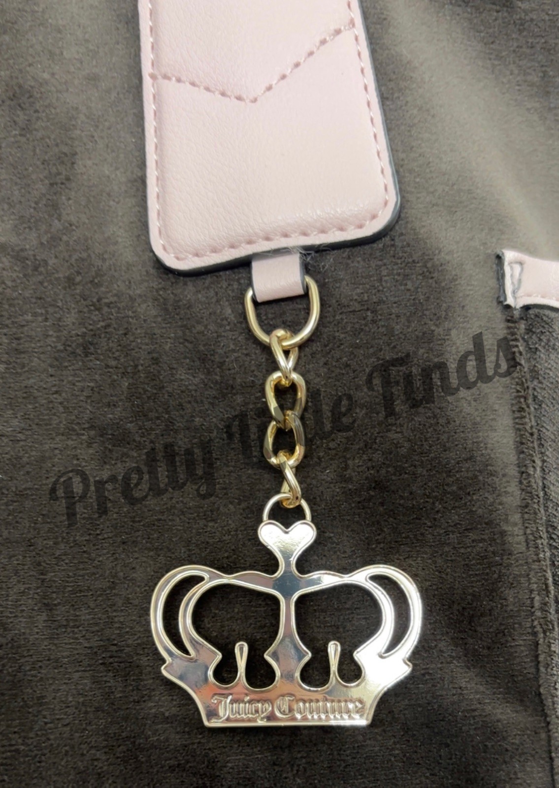 Juicy Couture Brown and Pink Renaissance Tote Bag